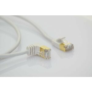 Wantec Wantec WW Patch Cablecat.7 RoHCable szögletes (90°-ban) SSTP szürke 1.0m (7573) 133061966 - Kábel