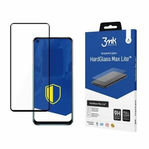 Folie de protecție ecran 3mk HardGlass Max Lite pentru Oppo A54 5G/A74 5G, oferind duritate 9H și protecție completă a ecranului - 3MK Folii protecție