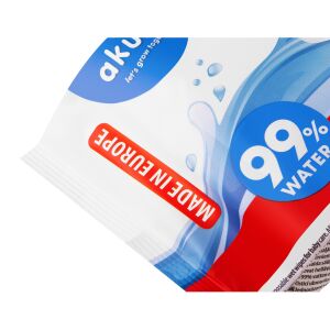 Akuku nedves törlőkendő 99% víz aloe kamilla 70 db
