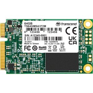 Transcend MSA372M 64 GB mSATA SATA III félvezető meghajtó (TS64GMSA372M) 133063633 - Transcend