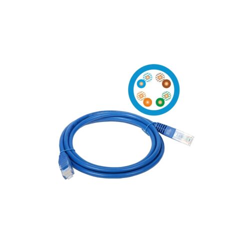 A-LANTEC kék Cat5e UTP patch kábel, 5 méter - Alantec