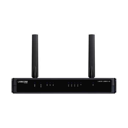 Elölnézet a Lancom 1800VA-4G SD-WAN routerről - Lancôme