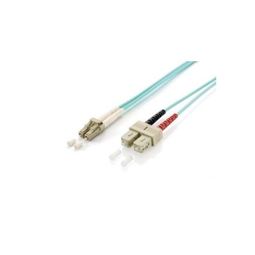 Equip száloptikai patch kábel LC - SC multimódusú duplex OM3, 10m (255316) 133071025