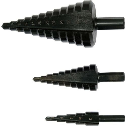 LÉPCSŐFÚRÓ KÉSZLET, 3 DB