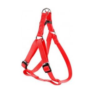 Zolux Szelki nylon "step in" 20 mm czerwone 133075726 - Uprząż dla zwierząt