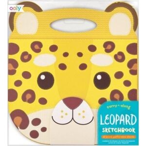 Hordozható rajzfüzet - Sárga leopárd, Ooly