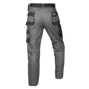 Spodnie robocze COTTON Slim, 100% cotton, rozmiar XXL 133077053 - NEO Tools