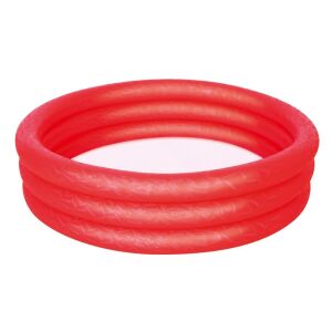 Aufblasbare Pool-Duschwanne für Kinder, rot, 122 x 25 cm, BESTWAY + Reparatur-Patch 133078584 - Bestway