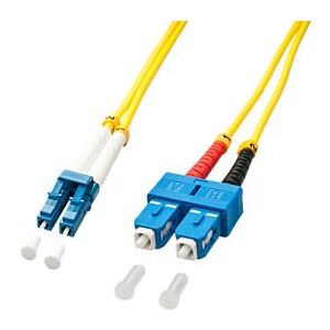 Lindy Patchcord światłowodowy LC - SC, 9/125, Singlemode, 3m (47472) 133081429 - Kabel