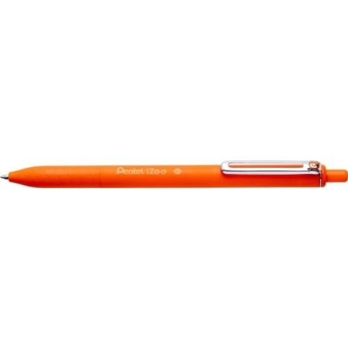 Orange Pentel Izee 0,7 mm Kugelschreiber mit Druckmechanik für Büro, Schule und tägliches Schreiben