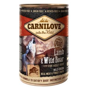 CARNILOVE Into the Wild Lamb&Wild Boar - Nassfutter für Hunde - 400 g 133088936 - Nasses Hundefutter