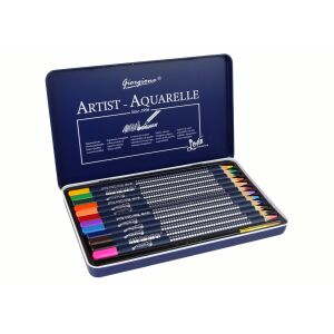 Offene Giorgione Artist-Aquarelle Aquarellstifte Dose, 12 lebendige Farben - Farbstifte
