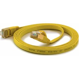 Wantec Wantec flates CAT6A FTP Patch Cable - 0,2 m - Cat6a - F/UTP (FTP) - RJ- 45 - RJ- 45 - yellow (7058) 133098326 - Kabel