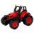 Červený traktor hračka FarmeR K100, s pružinovým pohonom