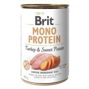 Nedves kutyaeledel, Brit Mono Protein Pulyka és Sweet Potatoes 400 g