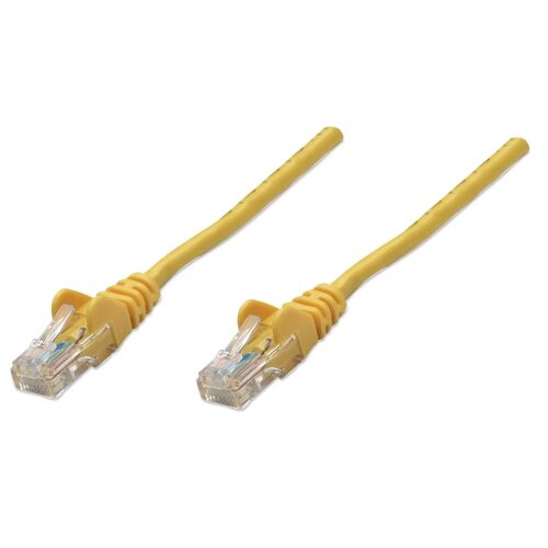Soluții de rețea Intellinet RJ45, fără cârlig, cat. 5e UTP, 2m galben (319744) 133103475