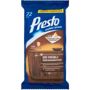 Presto bútorápoló törlőkendő 72 db - 6 db 133103565 - Általános tisztítószer