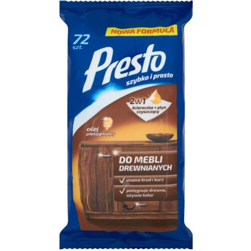 Presto bútorápoló törlőkendő 72 db - 6 db 133103565