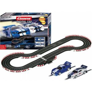 Tor wyścigowy Carrera D132 30033 Starter Set 133103809 - Figura, DIY, Pojazd zdalnie sterowany, Deskorolka elektryczna, Zabawkowy karabin, nabój, Samochód do gier, Autostrada i parking i Figurka bajkowego bohatera