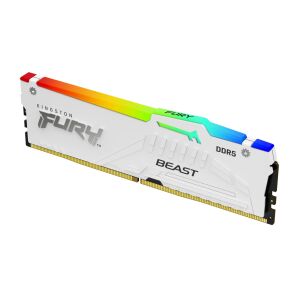 Kingston FURY Beast 16GB 5600MHz DDR5 Weiß RGB Gaming RAM - Kingston