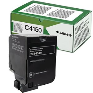 Lexmark eredeti festékkazetta 24B6519, fekete, 10000s, nagy kapacitás, visszavezető, Lexmark C 4150, O 133110502 - Lexmark