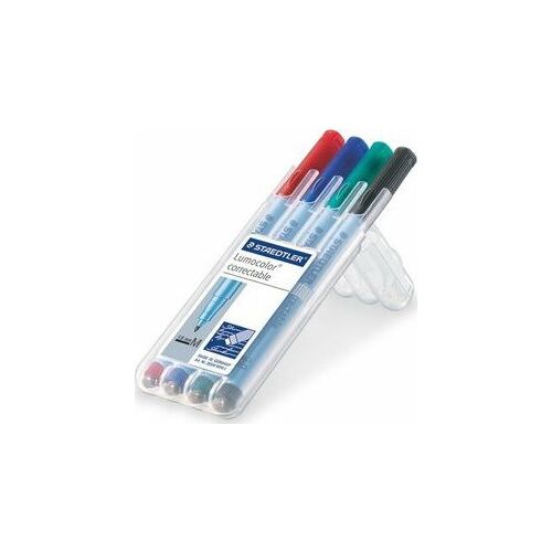 STAEDTLER Staedtler Folienstift Lumocolor correct M 4ST