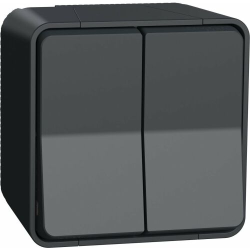 Schneider Electric Mureva stílusú dupla lépcső csatlakozó antracit MUR35022 133119636