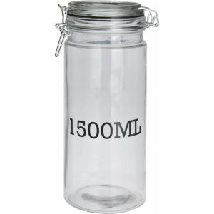 Colecția Home Styling Borcan cu capac cu clemă, cu informații despre capacitate 133122878 - Recipiente de depozitare pentru bucătărie