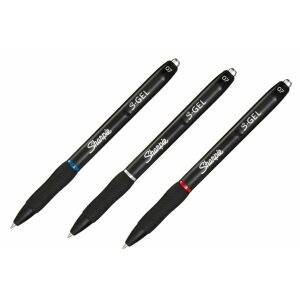Sharpie S-Gel tollak, 3 színű készlet, fekete test. - Toll & Ceruza