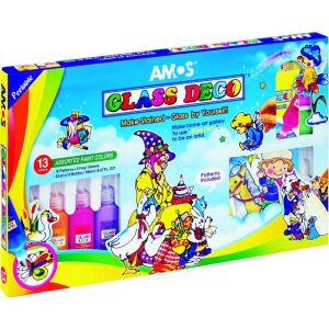 Ólomüveg festékek 13 szín AMOS