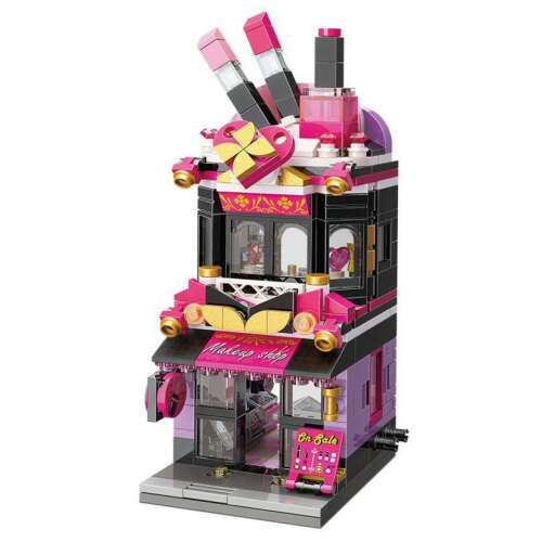 Set de blocuri de construcție QMAN Keeppley City Corner Beauty House