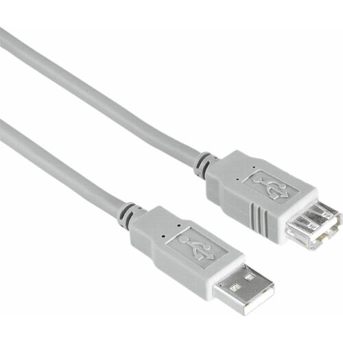 Hama 3m USB-A - USB-A kábel, szürke - USB kábel