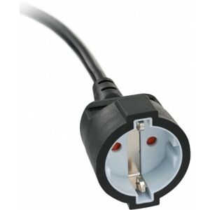 Brennenstuhl Minőségi műanyag hosszabbító kábel lapos dugóval, H05VV-F 3G1.5, 2m, Fekete 138957303 - Hosszabbító