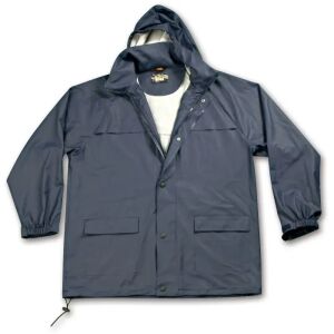 BETA Wasserdichte PVC Jacke (Blau) - Gesamtansicht - Arbeitsschutzkleidung