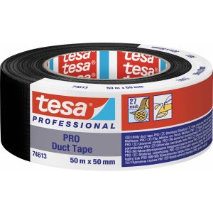 Ragasztószalag tesa® PRO 74613, 50m x 50mm, fekete
