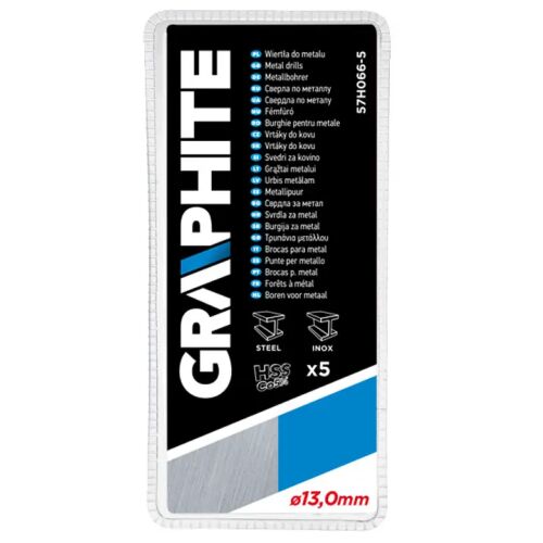 Grafit kobalt hengeres fúrófej 13mm 5db (57H066-5) 133133149