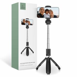 TECH-PROTECT L01S KABELLOSES SELFIE-STICK-STATIV, SCHWARZ 133133248 - Selfie-Sticks