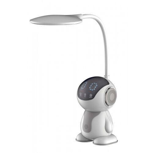 MaxCom ML4900 Astral LED Tischleuchte mit Lautsprecher, Weiß