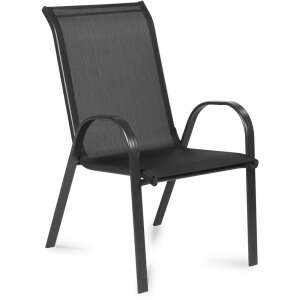 Fieldmann RUBY LIGHT fekete kerti szék karfával - Fieldmann