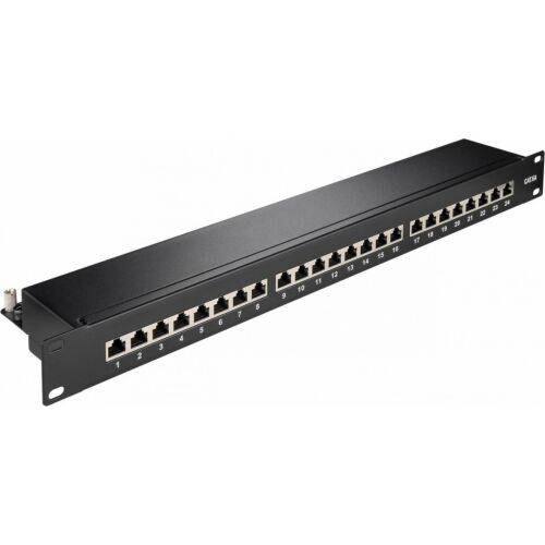 CAT 6A FTP Patch Panel árnyékolt 24 portos Goobay 133134884