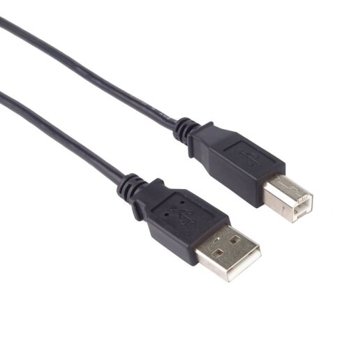 PremiumCord USB-A - USB-B kábel 1m fekete