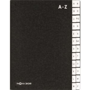 Pagna Teczka Pultordner Classic 24 Fächer A-Z schwarz 133136817 - Pagna