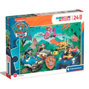 Clementoni Puzzle 24el Maxi podłogowe PAW PATROL Psi Patrol Dino Rescue 24235 p6 133137499 - Puzzle i układanki