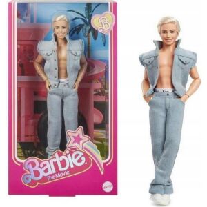 Păpușa Barbie The Movie Ken în ținută denim și lenjerie intimă - Mattel Baba