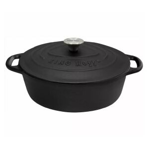 Kinghoff KH-1531 6.2L Öntöttvas lábas fedővel, 33cm - Kinghoff