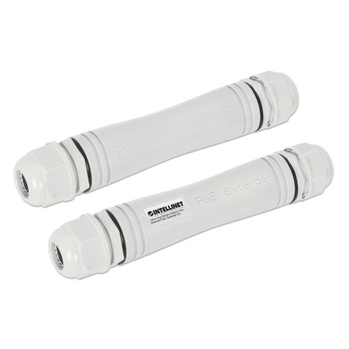 Intellinet 561952 Kültéri RJ45 PoE+ csatlakozó 30W, 1000 m-ig, 2-es készlet, IP67