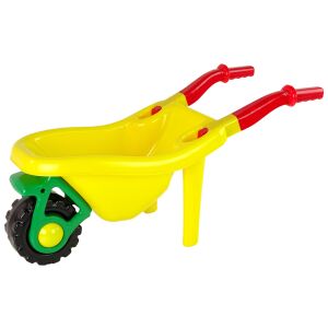 Gelbe und rote Kinderschubkarre Spielzeug für Gartenspiele - Sport & Freizeit