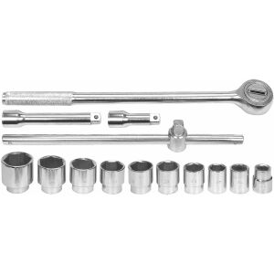 Zestaw kluczy nasadowych Vorel 14-częściowy 3/4 cala (22-50mm) - Klucz do wtyczek