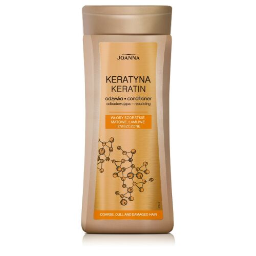 Joanna Keratyna Keratin Újjáépítő Kondicionáló durva, fénytelen és sérült hajra - Hajápolás