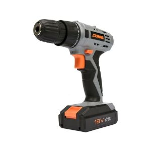 Sthor 78983 akkus fúró, Li-ion, 18 V, töltős, 1,3 Ah, 17 Nm, LED világítás